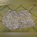 Aerie White Leopard Print Women's Shorts Photo 1
