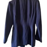Chloé Chloe Navy Wool Peacoat – Double-Breasted Classic Tailored Jacket, Size M Photo 3