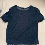 Brandy Melville Glitter mesh top Photo 0