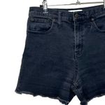 Madewell Shorts Womens High Rise Denim Faded Black Wash Boyshorts Jean 27 FLAWED Photo 1