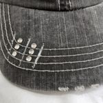 Oh Sew Peachy Hat Cap I Love TEXAS Black Denim Pink Glitter Photo 7