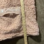 Champion  Hoodie Womens Large Sherpa Light Pink Kanga Pocket Soft Plush Fleece Photo 5
