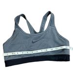 Nike  Womens Pro Classic Sports Bra Carbon Heather/Black medium Photo 1