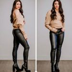 Free People  Fuji Thermal Off Shoulder Tan Size XL Photo 4