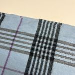 Source Unknown 100% Cashmere Unisex Blue Plaid Tassel Winter Scarf 72” by 12.5” Photo 8