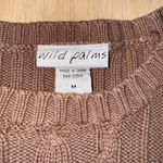 Wild Palms Brown Long Sleeve Sweater Size Medium Photo 1