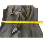 Tahari Black Sleeveless Ruffle Front A-line Classic Dress 8 NWT Photo 6