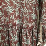 Olivaceous  Printed Peasant Dress Photo 6