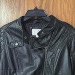 Xhilaration Black Leather Jacket Photo 4