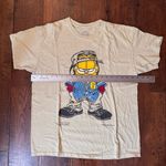 GARFIELD PAWS graphic print tee shirt, unisex, size M Yellow Size M Photo 3