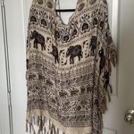 NWOT TAN/brown cover up one sz Tan Size undefined Photo 3