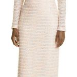 St. John ππ Transparent Textured Tweed-Knit Pencil Skirt ~ Primrose 10 NWOT Photo 2