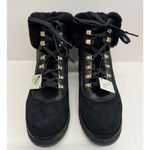 Cole Haan Boots Size 6B Womens Hiking Waterproof Black Lugged Sole Booties NEW Photo 2