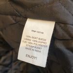 Michael Stars  black suede faux fur sleeveless vest Photo 4