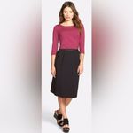 Eileen Fisher  Ponte Knit Pull On Milano Skirt Sz S Photo 11