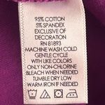 Denim And Co Boho Top Purple Medium Photo 4