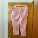 Talbots  Weekend Chino Pants Boston Terrier Dog Embroidered Cuffed NWT Petite 16P Photo 13