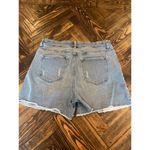 Westbound  Patchwork Blue Jean Cut off Shorts Women 14 Summer Artsy Fringe Grunge Photo 3
