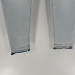 NWT Ann Taylor LOFT Light Wash Frayed Hem High Rise The Skinny Jeans Size 28 Blue Photo 2