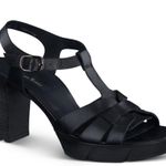 Paul Green Women’s Platform Raveel Black Strappy Sandals 7.5 US 10 Chunky Heel Photo 7