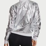 Victoria's Secret Victorias Sport Silver Metallic Bomber Jacket Photo 1