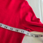 JM Collection  Button-Sleeve Red holiday Crewneck Sweater size small petite Photo 5