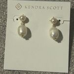 Kendra Scott White Pearl Earrings Photo 3