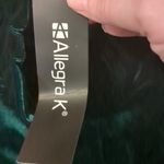 Allegra K  green velour pants size small Photo 5