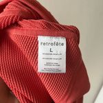 NEW Retrofete Lena Calypso Coral Strapless Bustier Ribbed Bodysuit Size Large‎ Pink Photo 7