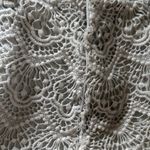 Hollister  White Jean Shorts with Intricate Lace Hem Photo 6