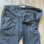 REI Women's Cuffed Hem Cargo Hiking Pants Dark Charcoal Gray Size 16P Photo 5