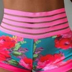 Butt Lift Cheeky Scrunch Bum PINK FLORAL Mesh Detail & Pocketed VIRAL RARE Short Size undefined Photo 0
