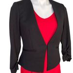 Amanda & Chelsea  Ponte 3/4 Length Sleeve Rouched Jacket Photo 7