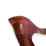 Biviel Brown Leather Mary Jane Slip On Kitten Heels‎ Sz 8 Photo 7