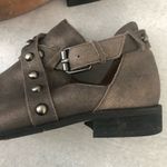 Corso Como  Buckle Studded Ankle Booties Gray Silver Shimmer Photo 3