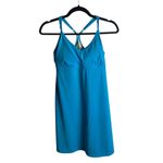 Athleta Size M Shorebreak Athleisure Dress Costal Blue Casual Beach Razor Back Photo 0