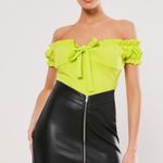 Missguided Leather Skirt Photo 0