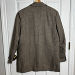 Mango  Oversized Houndstooth Blazer Brown Black Longline Jacket Medium Photo 11