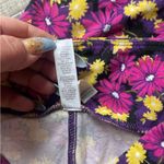 LuLaRoe  Leggings Floral Purple Yellow One Size Photo 1
