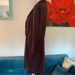 Aritzia Wilfred Franca Wrap Dress sz 10 Plum Wine (needs Belt) Photo 2
