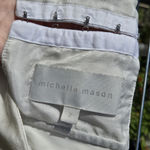 Michelle Mason  Silk bustier handkerchief top 2 White Photo 4