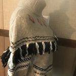 Lou & grey by loft size small women’s sweater brown/black/white/peach Photo 3