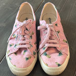 Superga Pink Satin Pineapple Sneakers Saintfant Lace Up Shoes size 7.5 Photo 0
