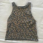 These Three Boutique Ribbed Leopard Tank Photo 2