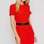 ASOS  Orange Tulip Dress Sz 2 Women's Dress 3/4 length sleeve knee length dress Photo 1