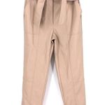 Jonathan Simkhai Tessa Vegan Leather Tie Pants Lined Pants Nude Beige 6 Tan Photo 3