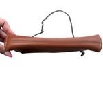 Brooks Brothers  Chain Strap Shoulder Bag‎ Brown Caramel Leather Minimalist Photo 12