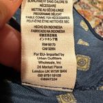 Free People  STARRY DREAMS SLEEVELESS BLUE PRINT TIE FRONT BLOUSE TOP L Photo 8