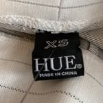 Hue  Pinstripe White Loafer Skimmer Pants Photo 9