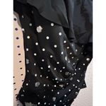 Talbots NWT  Women's One Shoulder Ruffle Polka Dot & Shells Swimsuit Size 12 Photo 1
